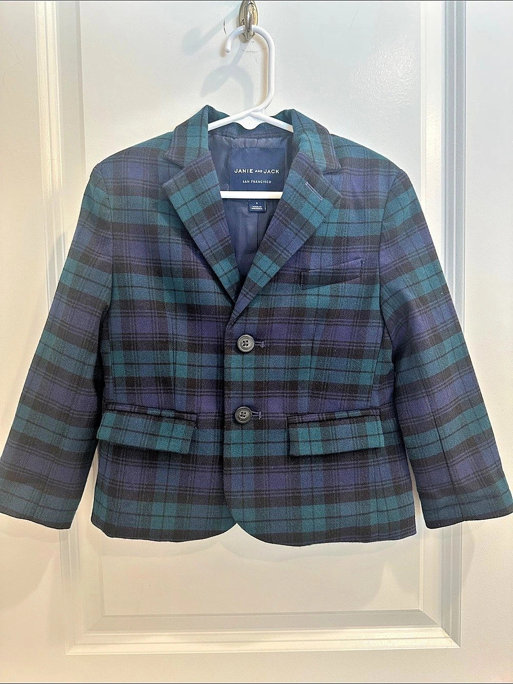 Janie and Jack: The Tartan Blazer